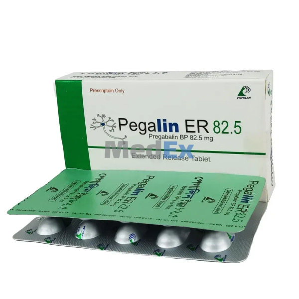 Pegalin ER 82.5 mg Packaging