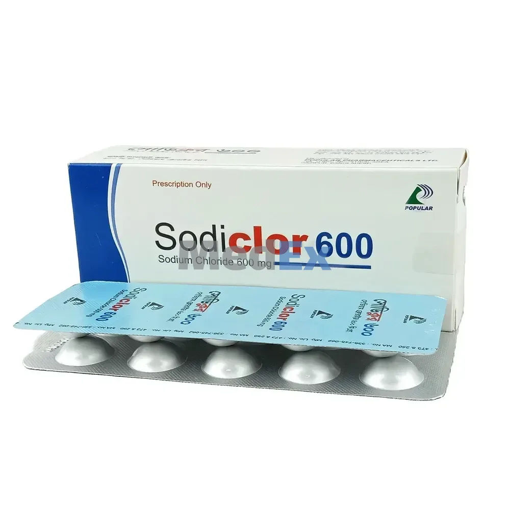 Sodiclor 600 mg Packaging