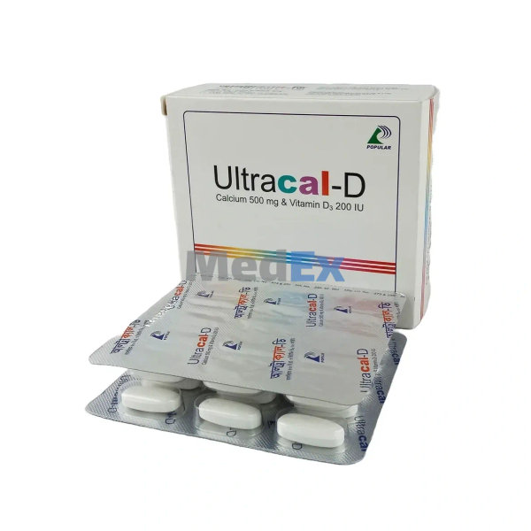 Ultracal-D 500 mg+200 IU Packaging