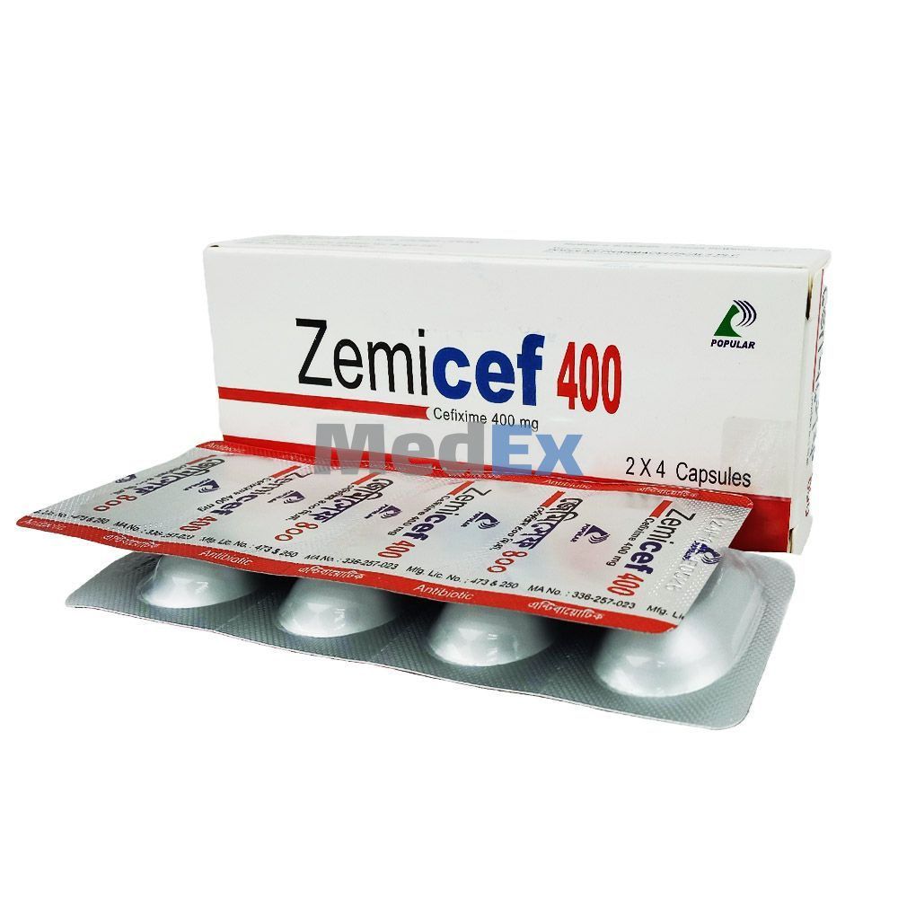 Zemicef 400 mg Packaging
