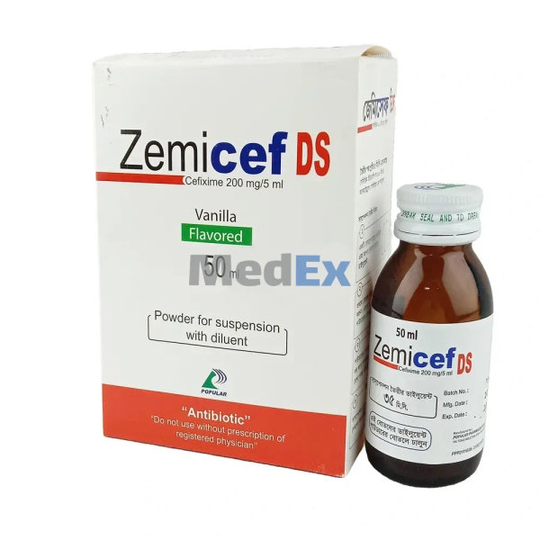 Zemicef DS 200 mg/5 ml Packaging