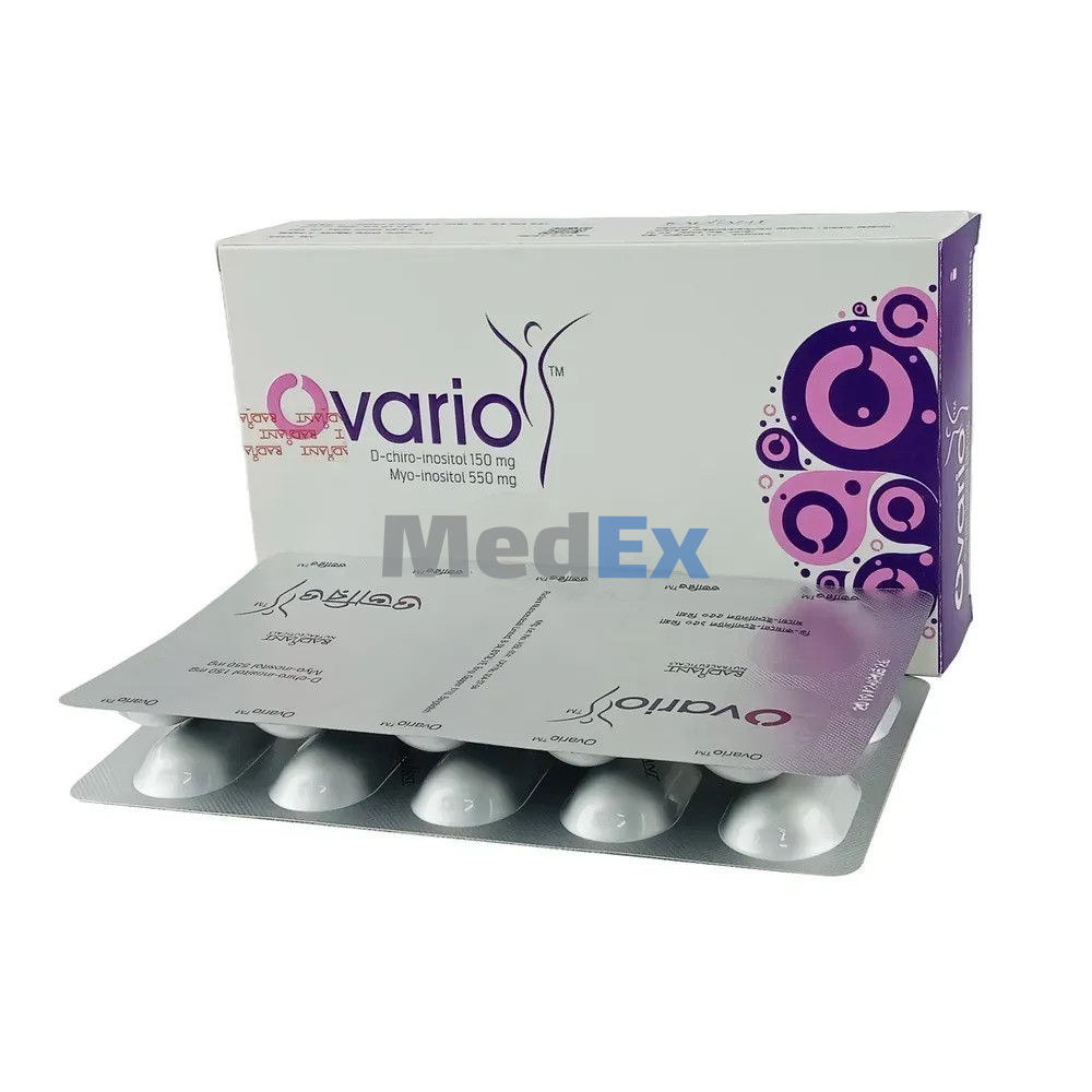 Ovario 150 mg+550 mg Packaging