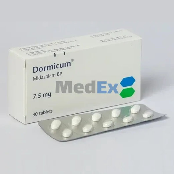 Dormicum 7.5 mg Packaging