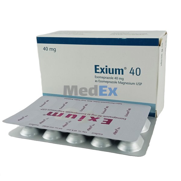 Exium 40 mg Packaging