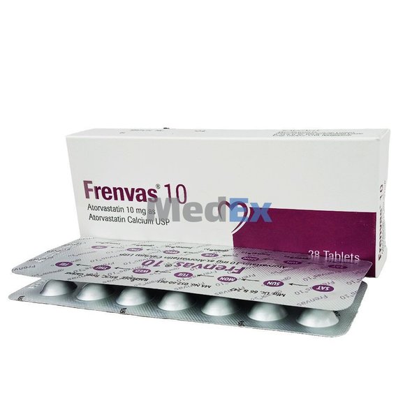 Frenvas 10 mg Packaging