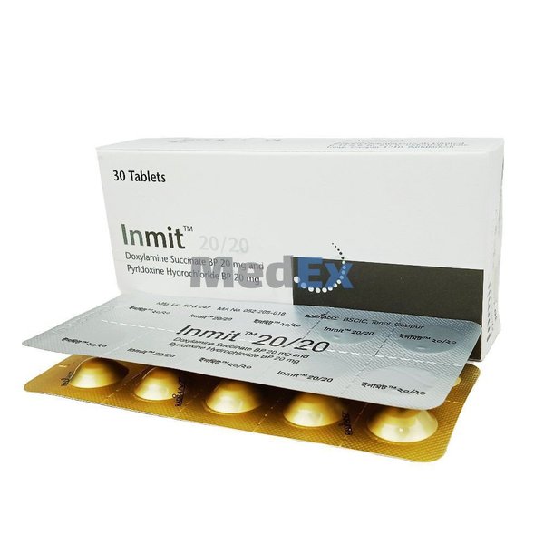 Inmit 20 mg+20 mg Packaging