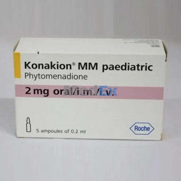 Konakion 2 mg/0.2 ml Packaging