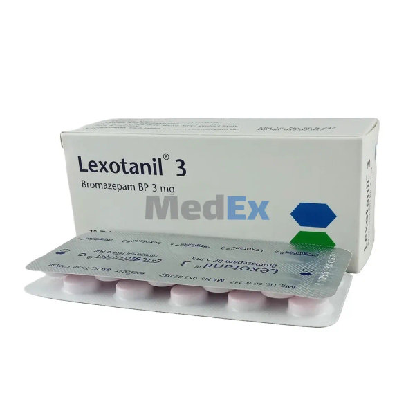 Lexotanil 3 mg Packaging
