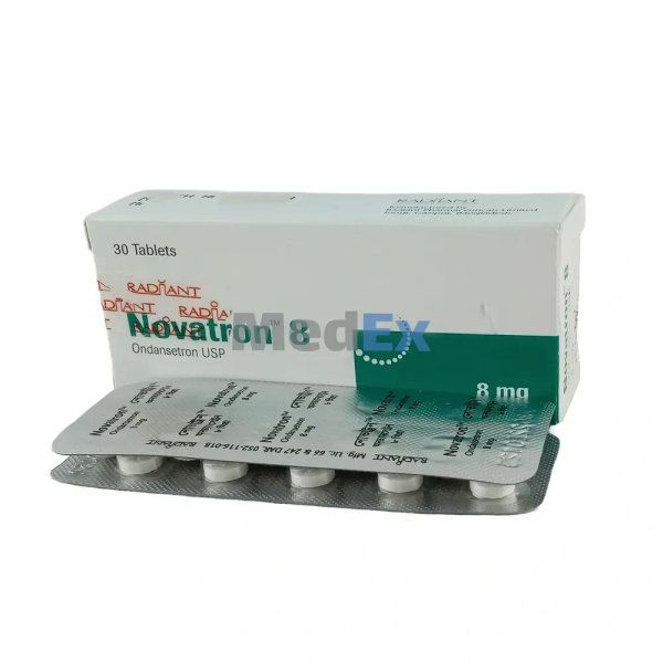 Novatron 8 mg Packaging