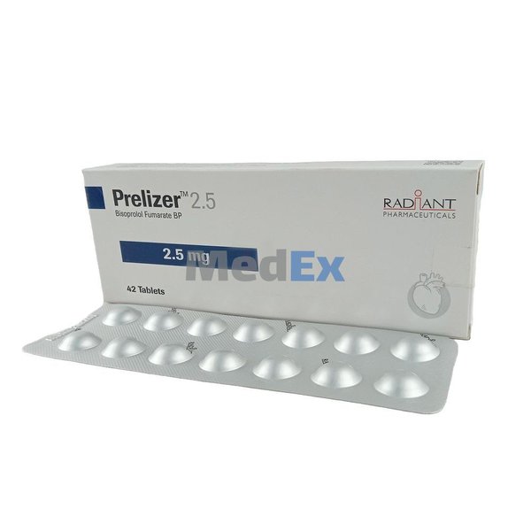 Prelizer 2.5 mg Packaging