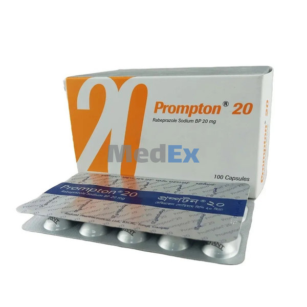 Prompton 20 mg Packaging