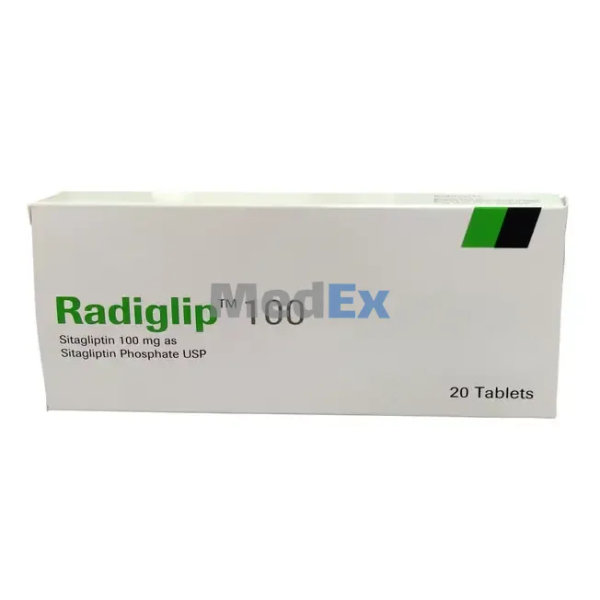 Radiglip 100 mg Packaging