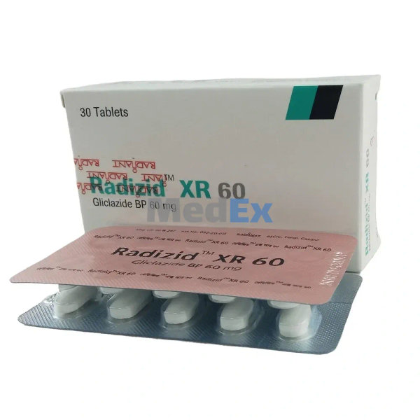 Radizid XR 60 mg Packaging