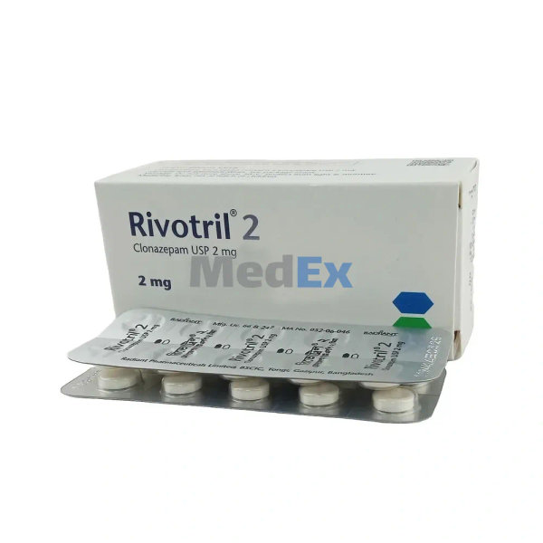 Rivotril 2 mg Packaging