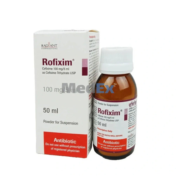 Rofixim 100 mg/5 ml Packaging