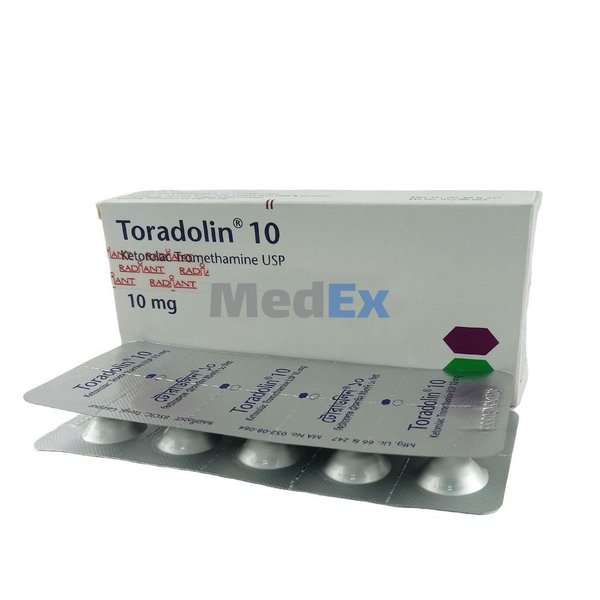 Toradolin 10 mg Packaging