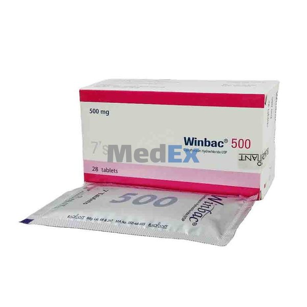 Winbac 500 mg Packaging