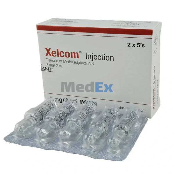 Xelcom 5 mg/2 ml Packaging