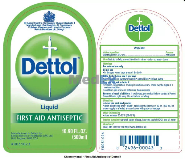 Dettol 4.8% w/v Packaging