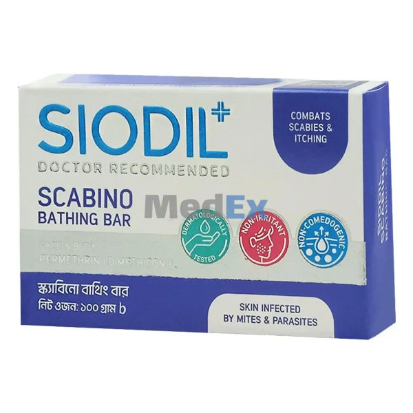Siodil Scabino Bathing Bar  Packaging