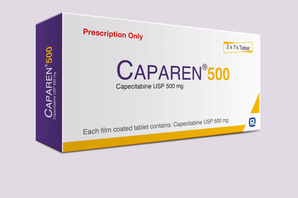 Caparen 500 mg Packaging