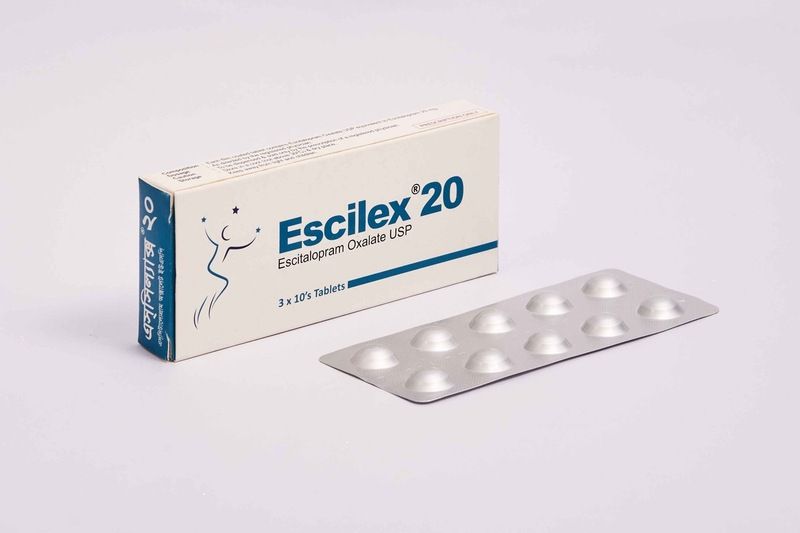Escilex 20 mg Packaging
