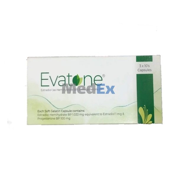 Evatone 1 mg+100 mg Packaging