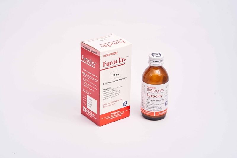 Furoclav (125 mg+31.25 mg)/5 ml Packaging