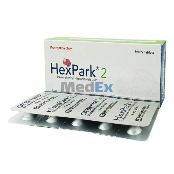 HexPark 2 mg Packaging