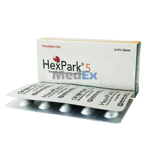 HexPark 5 mg Packaging