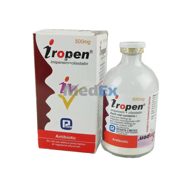 Iropen (500 mg+500 mg)/vial Packaging
