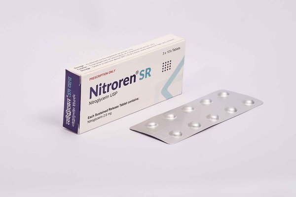 Nitroren SR 2.6 mg Packaging