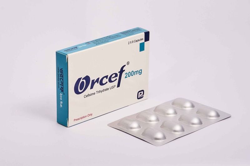 Orcef 200 mg Packaging
