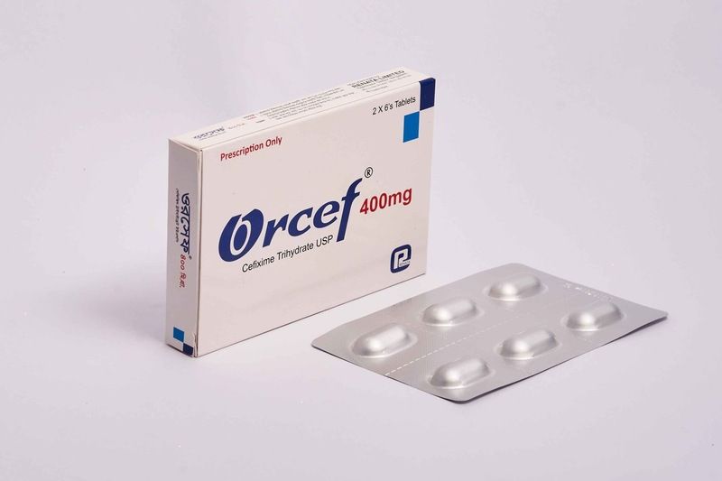 Orcef 400 mg Packaging