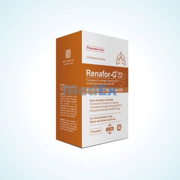 Renafor-G (9 mcg+4.8 mcg)/puff Packaging