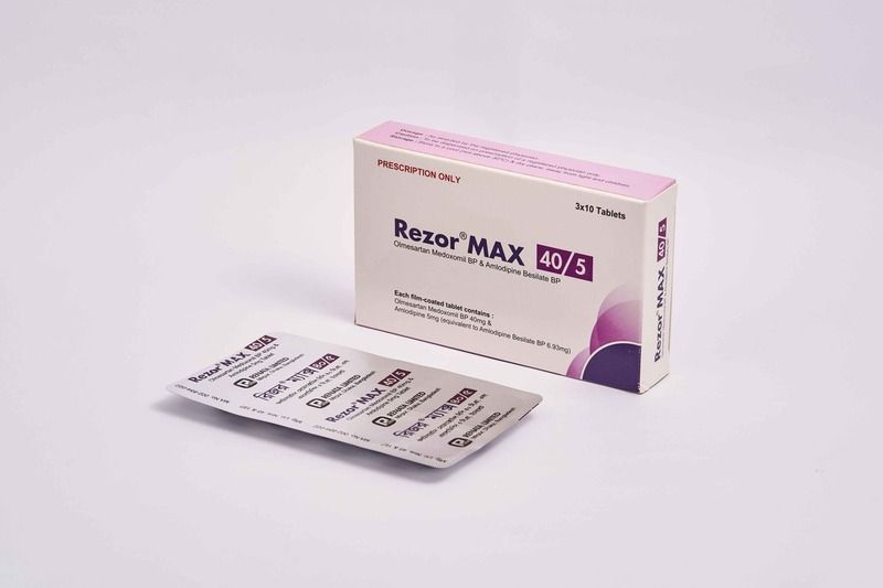 Rezor Max 5 mg+20 mg Packaging