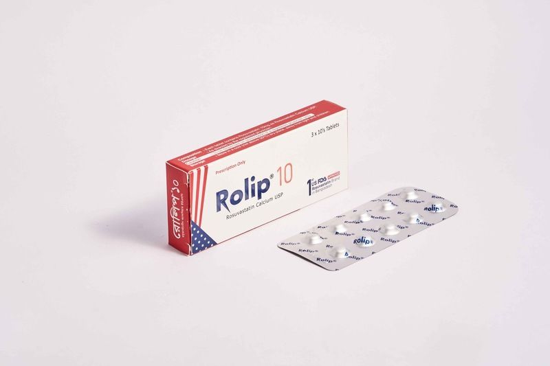 Rolip 10 mg Packaging