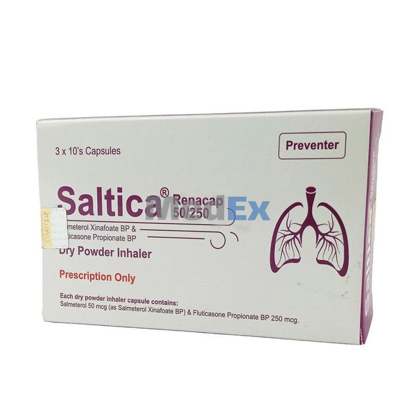 Saltica 50 mcg+250 mcg Packaging