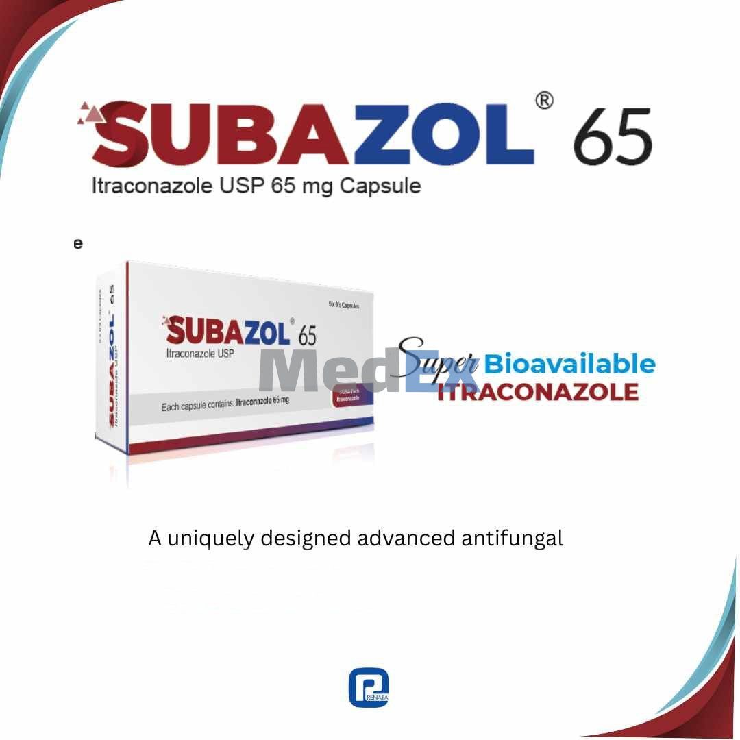 Subazol 65 mg Packaging