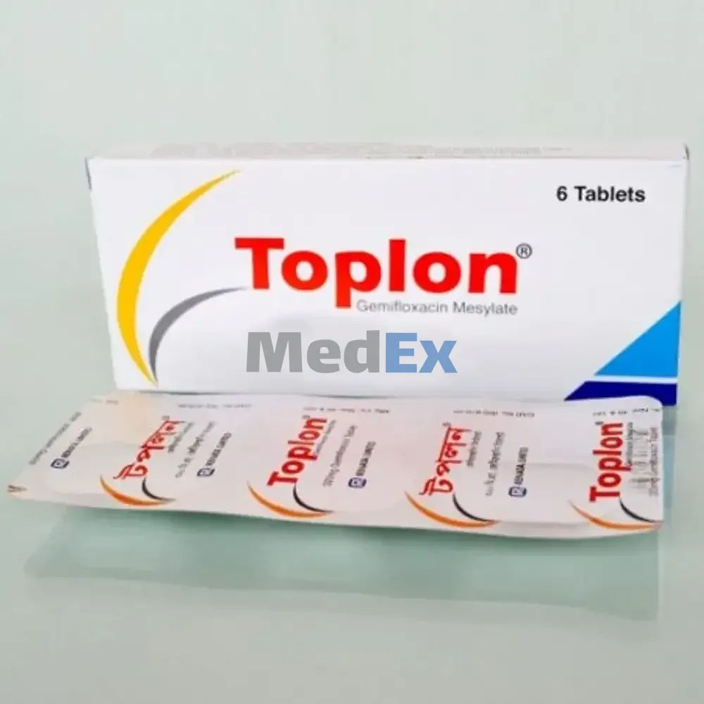 Toplon 320 mg Packaging