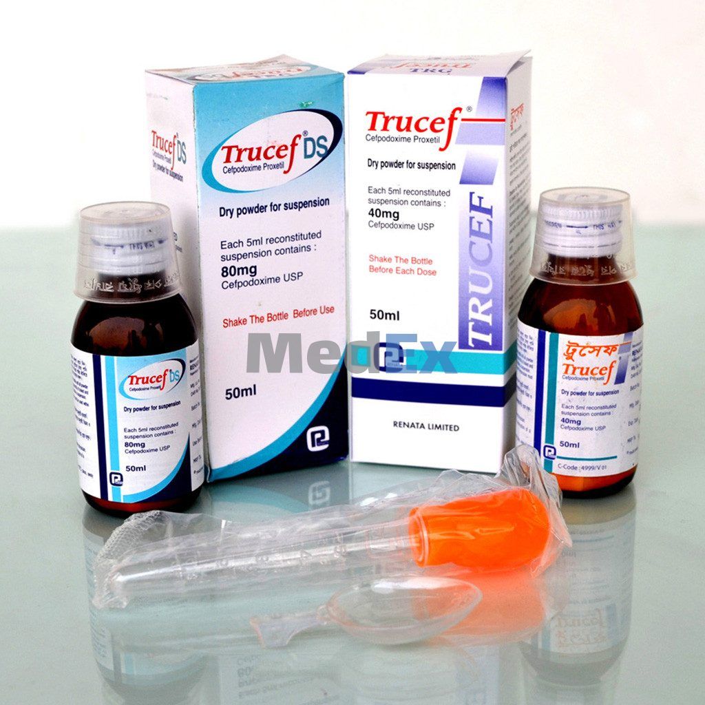 Trucef DS 80 mg/5 ml Packaging