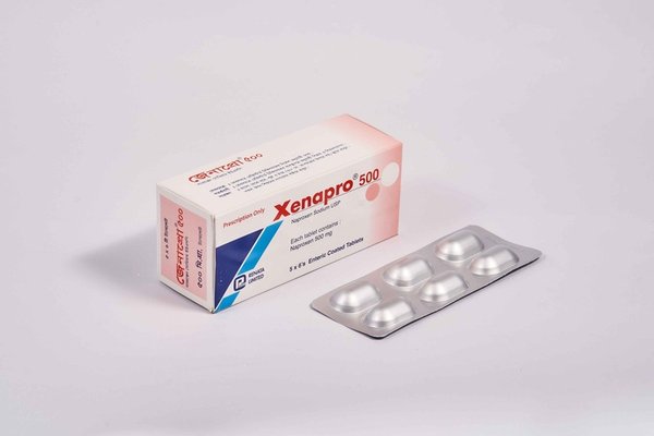 Xenapro 500 mg Packaging