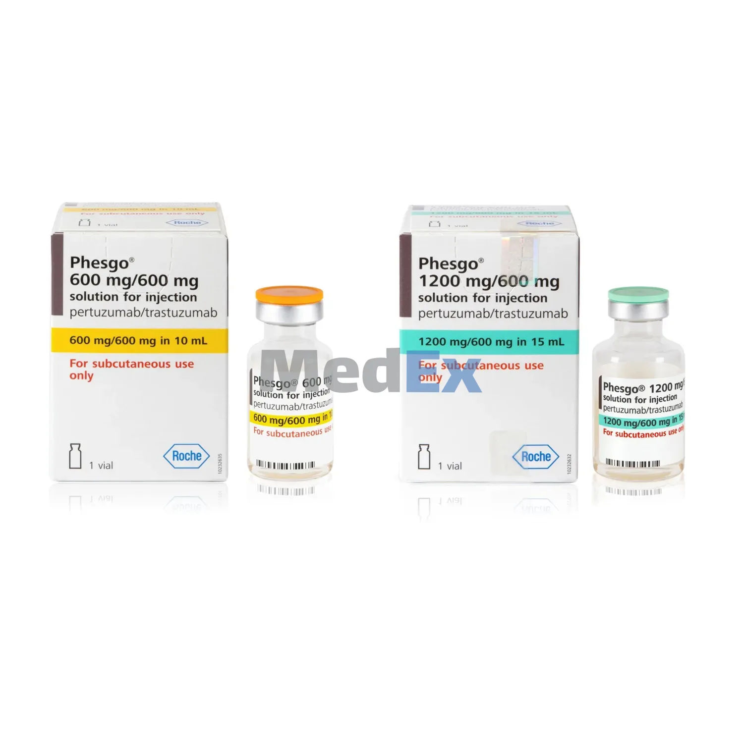 Phesgo (600 mg+600 mg)/vial Packaging