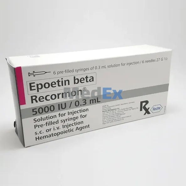 Recormon 5000 IU/0.3 ml Packaging