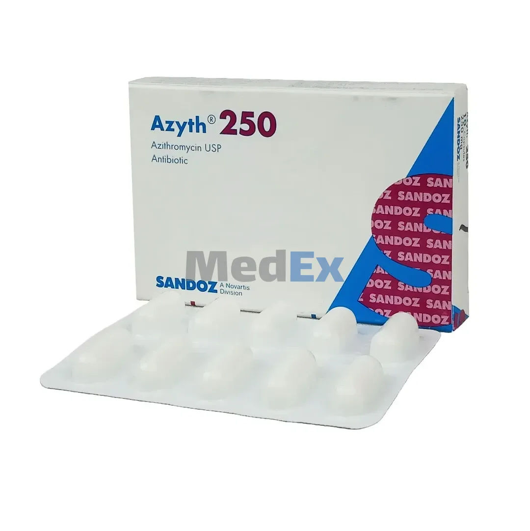 Azyth 250 mg Packaging