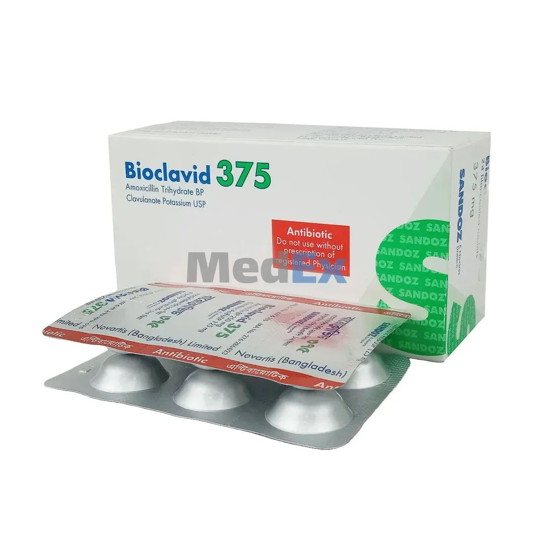 Bioclavid 250 mg+125 mg Packaging