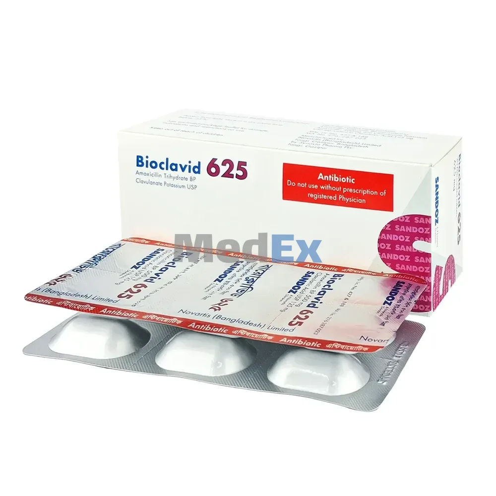 Bioclavid 500 mg+125 mg Packaging