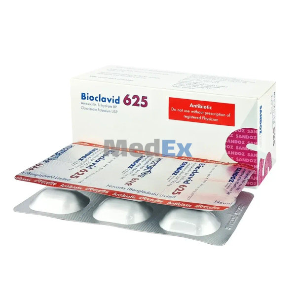 Bioclavid 500 mg+125 mg Packaging