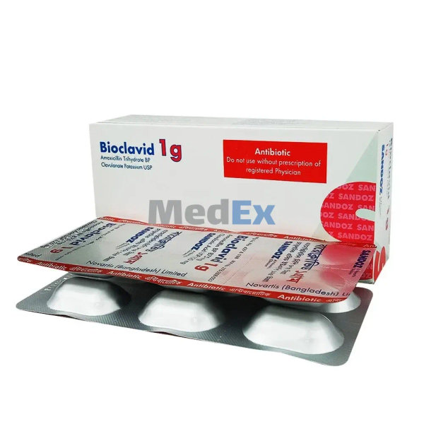 Bioclavid 875 mg+125 mg Packaging