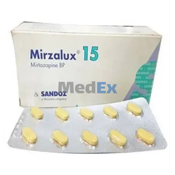 Mirzalux 15 mg Packaging